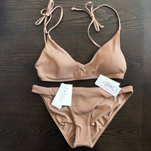 L*Space Ribbed Bikini Set Medium